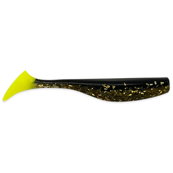 Gold with Chartreuse Tail Swimbaits - 12 per pack