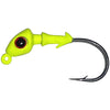 1/4 Oz Jig Head - Chartreuse - 5 per pack