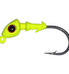 1/4 Oz Jig Head - Chartreuse - 5 per pack