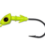 3/8 Oz Jig Head - Chartreuse - 5 per pack