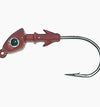 3/8 Oz Jig Head - Red - 5 per pack