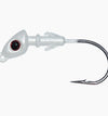 3/8 Oz Jig Head - White - 5 per pack