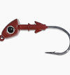 1/8 Oz Jig Head - Red - 5 per pack