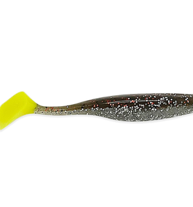 Oliver Twist with Chartreuse Tail Swimbaits - 12 per pack